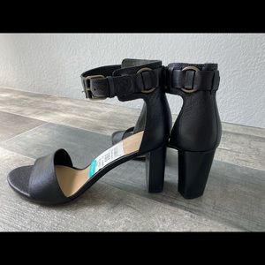 Via Spiga Black Heeled Sandals 8 ~never worn~
